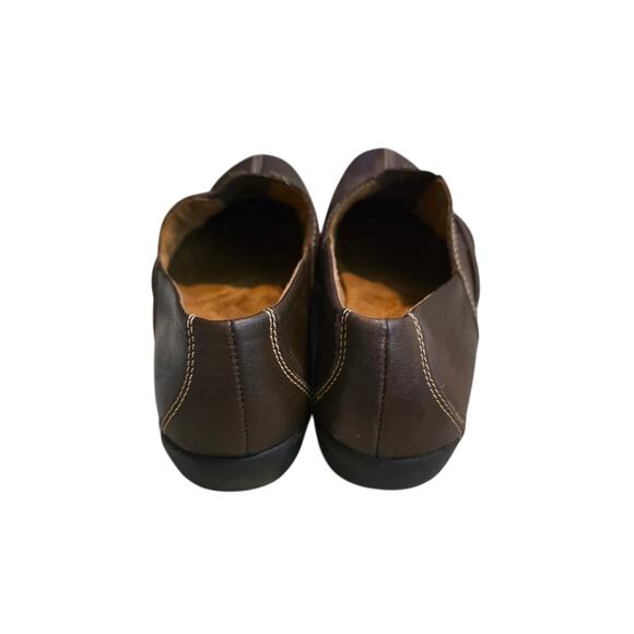 Naturalizer Brown Pebbled Leather Slip-On Loafers Women’s Size 7.5 - Picture 3 of 5